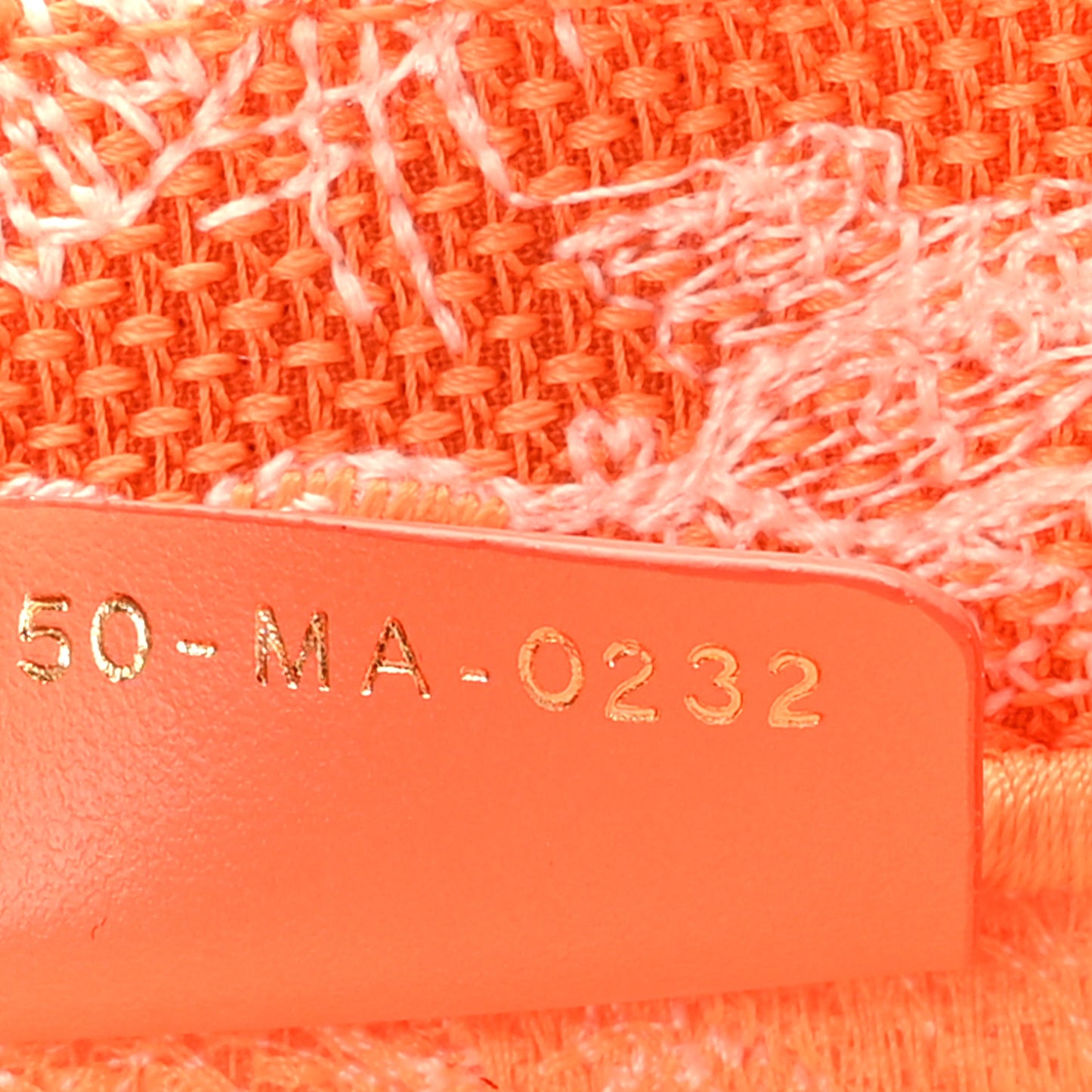 Canvas Embroidered Medium Dioriviera Toile De Jouy Book Tote Orange