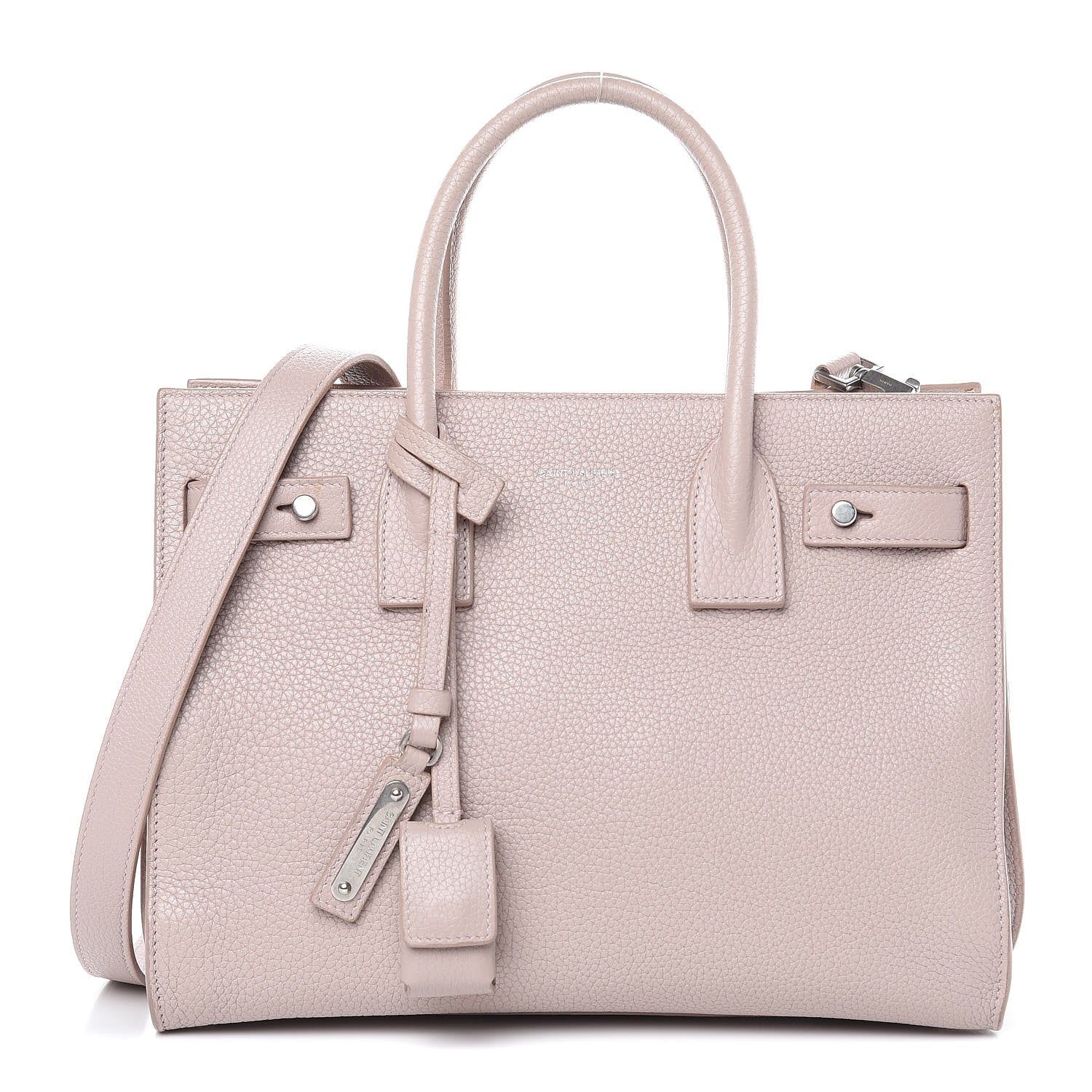 Saint Laurent Grained Calfskin Baby Sac De Jour Souple Pale Blush 1 of 12