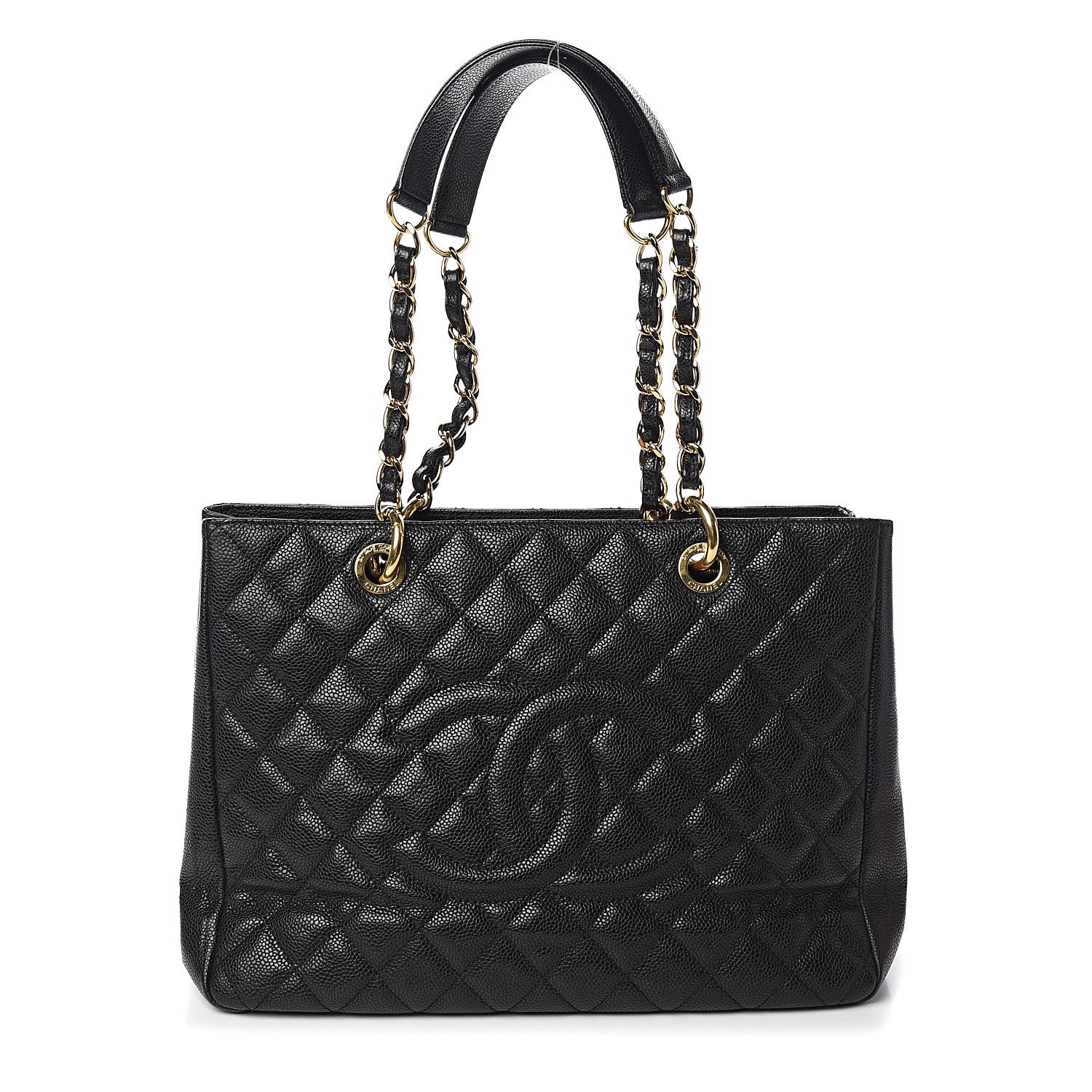 Chanel Caviar Quilted Grand Shopping Tote GST Black 1 of 10