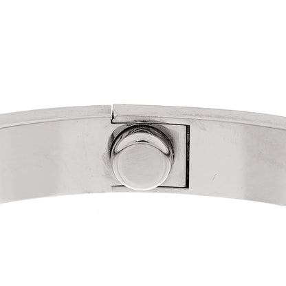 Cartier 18K White Gold Brushed Finish LOVE Bracelet 19 6 of 10