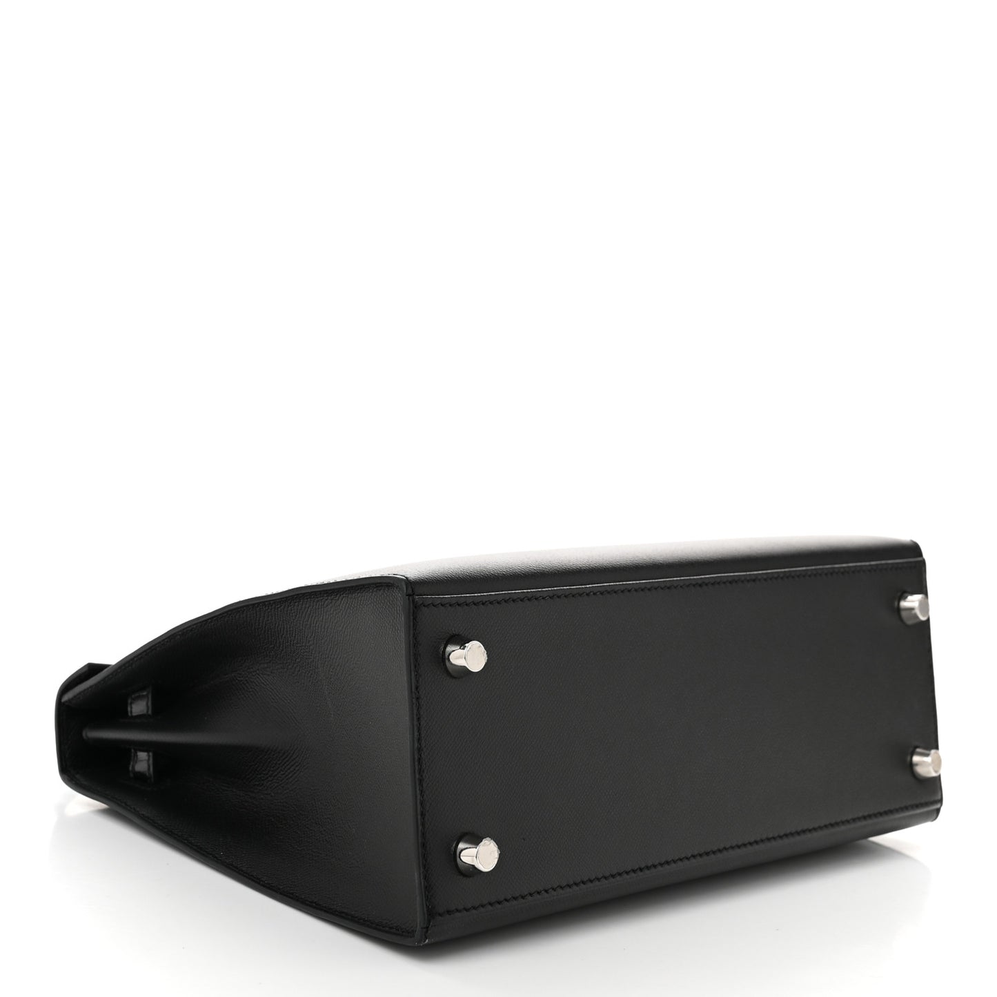 Madame Calfskin Shiny Niloticus Crocodile Kelly Sellier Touch 25 Black