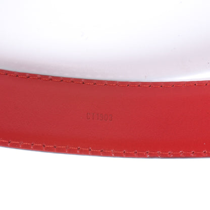 Louis Vuitton Epi Classique Belt Red 85 34 6 of 6