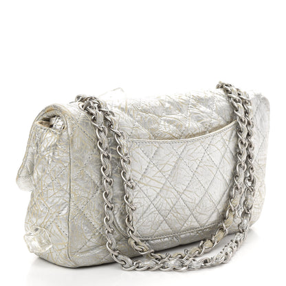 Chanel Calfskin Ice Cube On the Rocks Medium Flap Silver 2 of 10