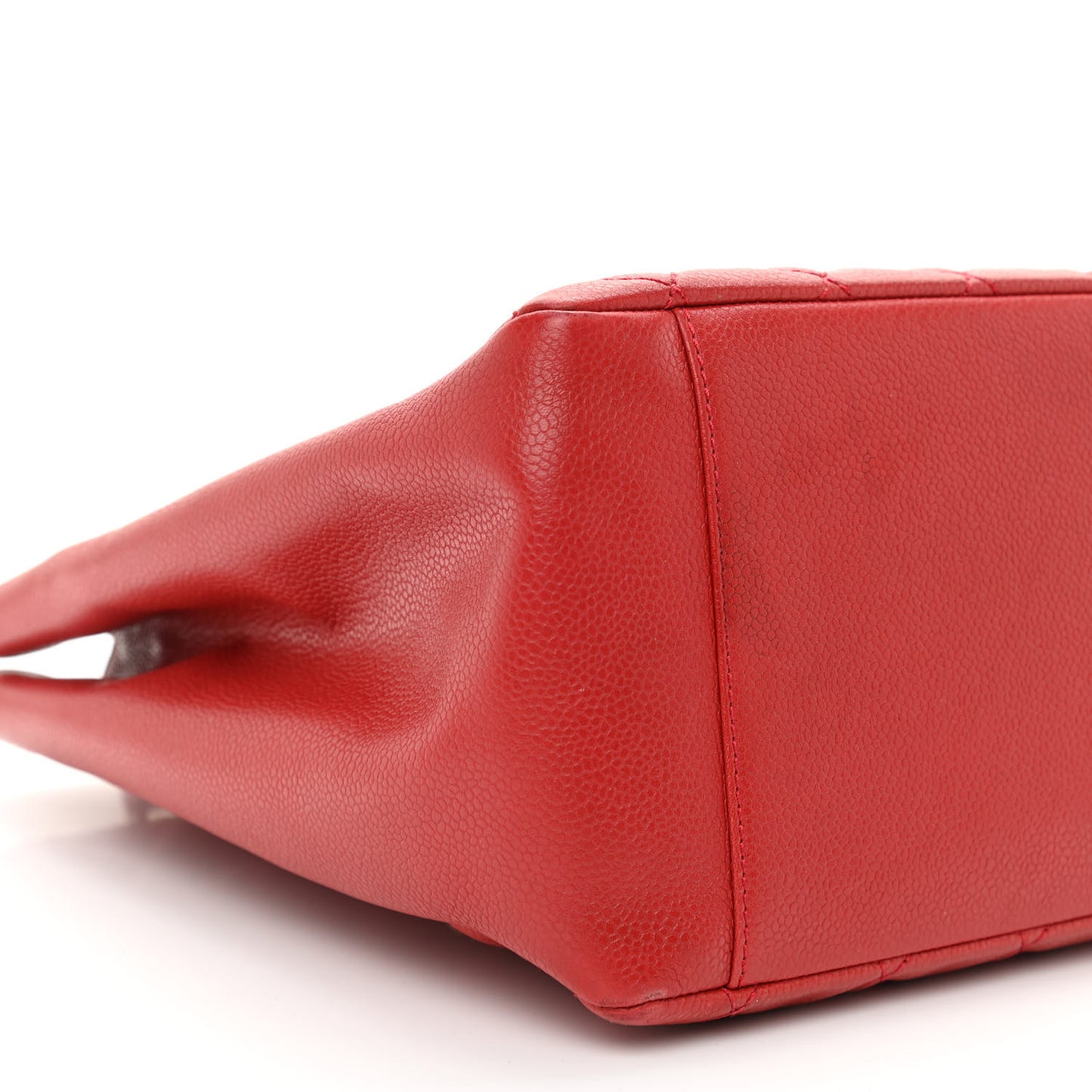 Caviar Quilted Grand Shopping Tote GST Red