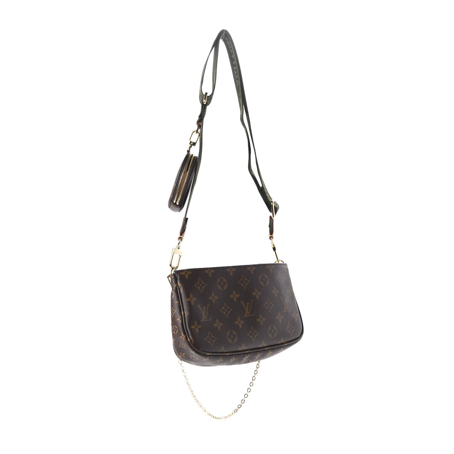 Louis Vuitton Monogram Multi Pochette Accessories Kaki 3 of 11