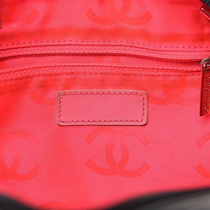 Chanel Calfskin Quilted Large Cambon Bowler Black White 7 of 14