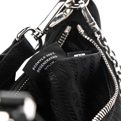 Prada Nylon Re-Edition 2005 Shoulder Bag Black 7 of 10