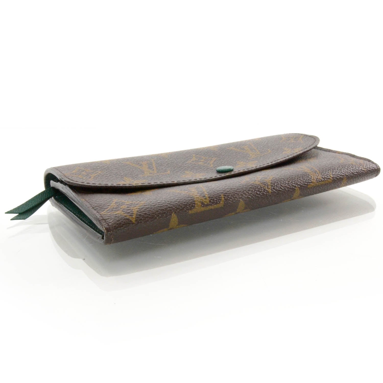 Louis Vuitton Monogram Emilie Wallet Green 4 of 8