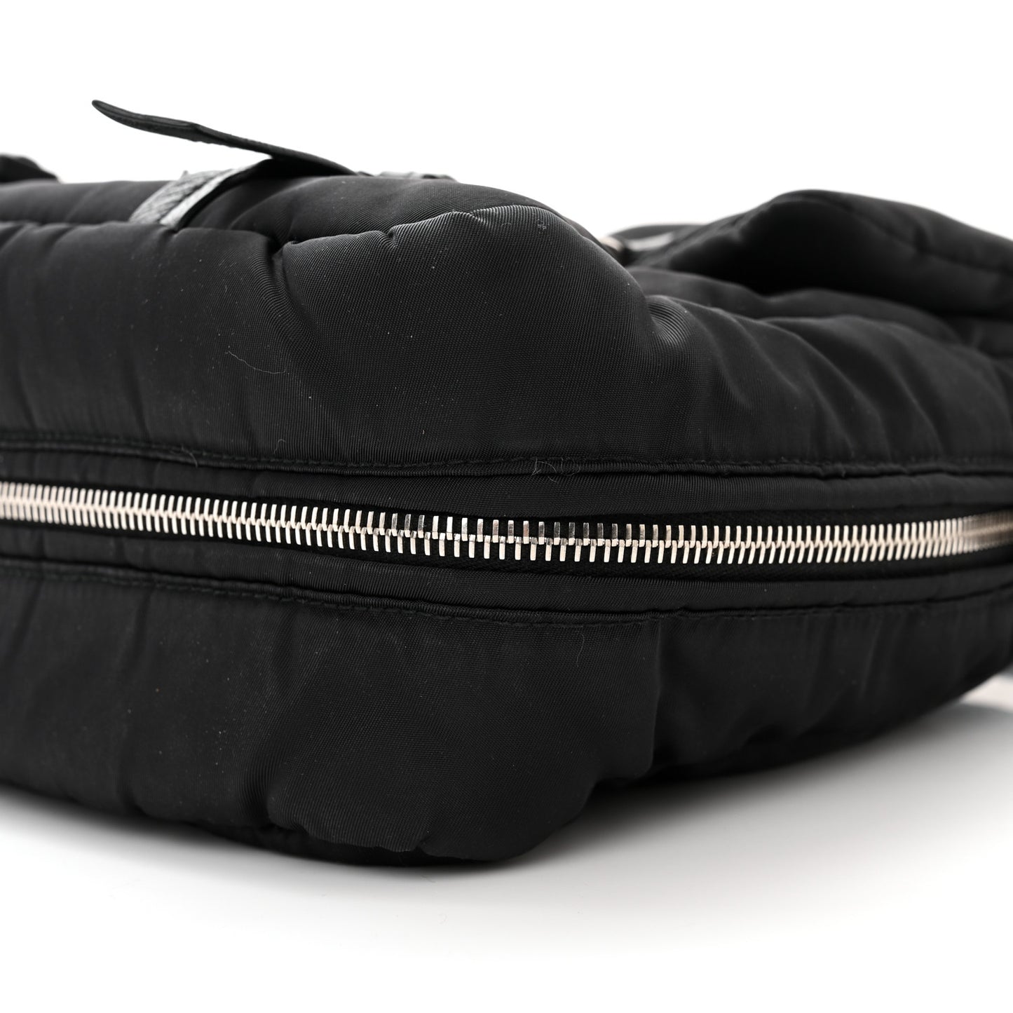 Tessuto Nylon Bomber Messenger Black