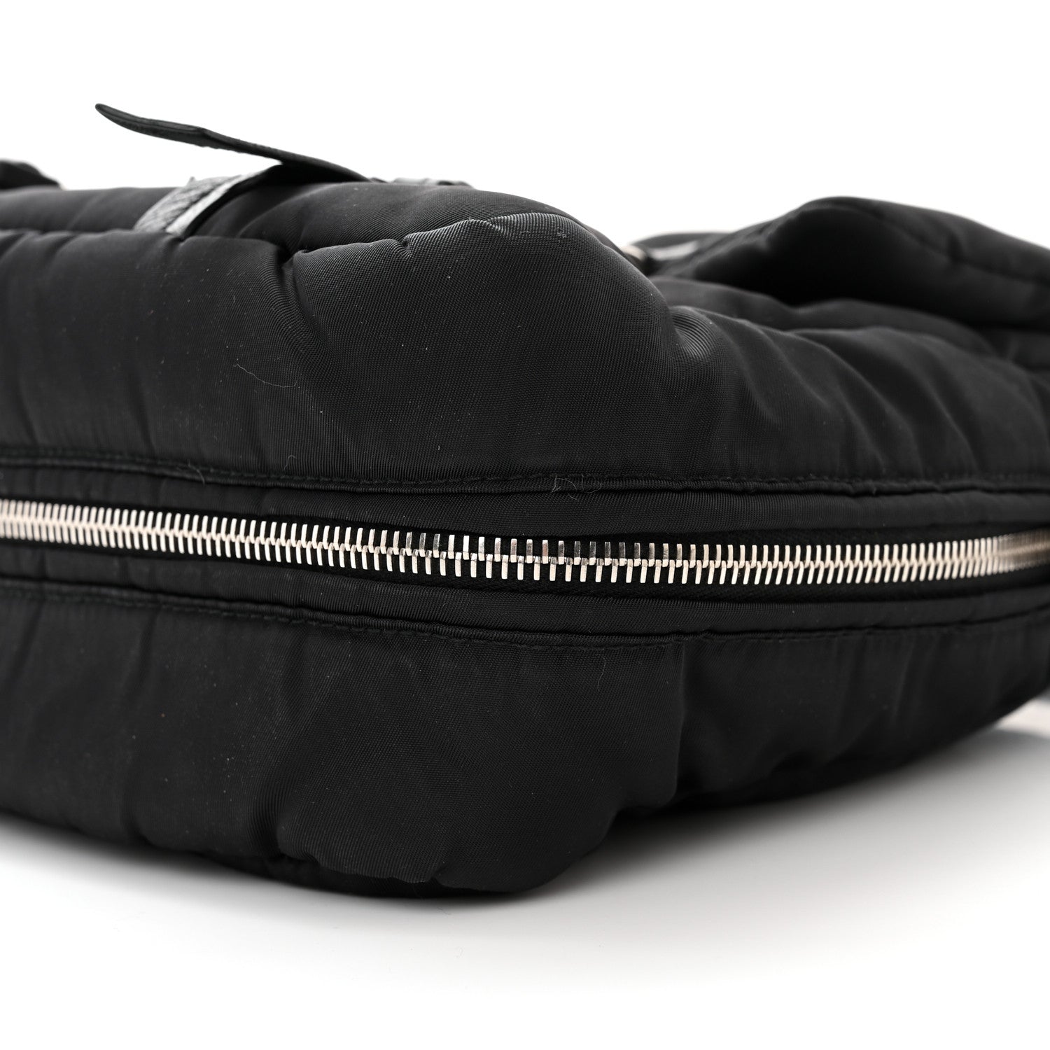 Prada Tessuto Nylon Bomber Messenger Black 11 of 15