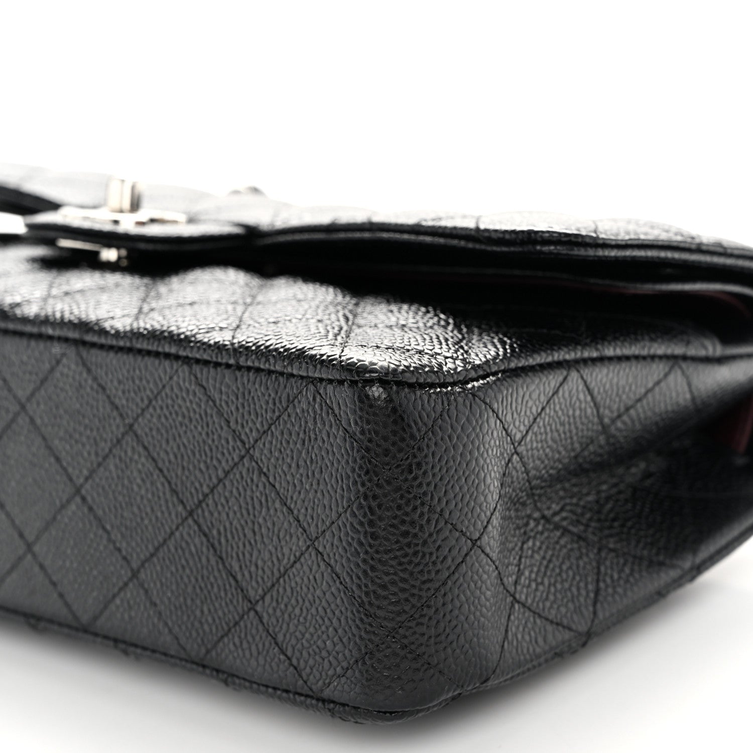 Chanel Caviar Quilted Medium Double Flap Black 10 of 10