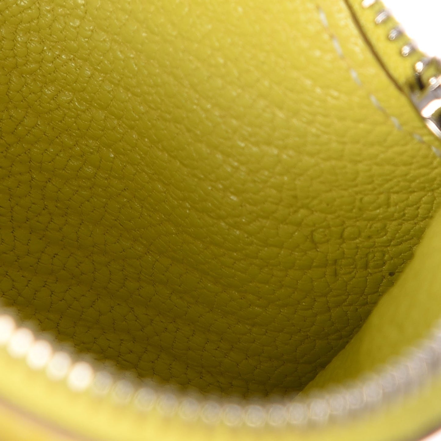 Chevre Mysore Tutti Frutti Citron Coin Purse Charm Lime