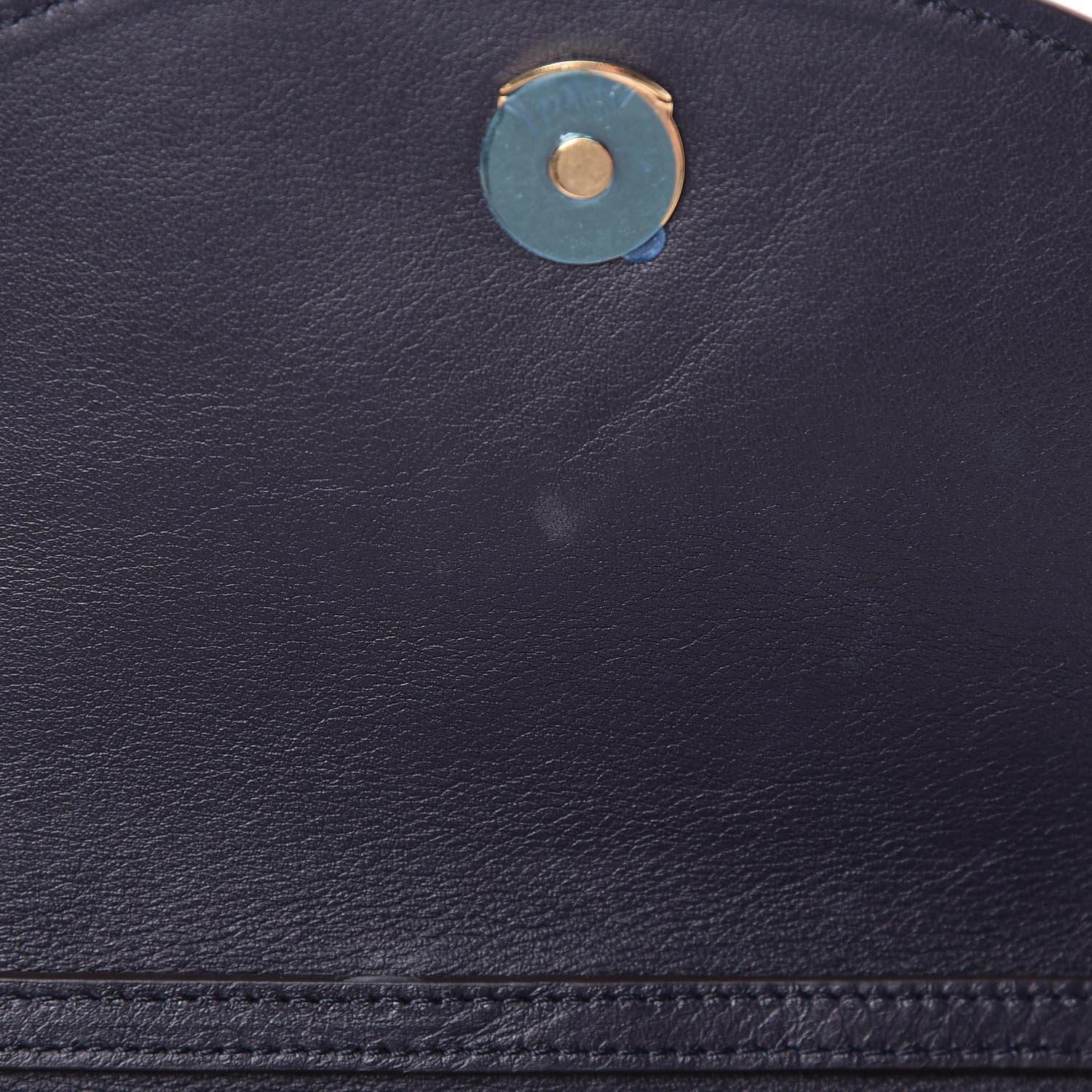 Chloe Calfskin Floral Print Small Nile Bracelet Minaudiere Bag Full Blue 12 of 12