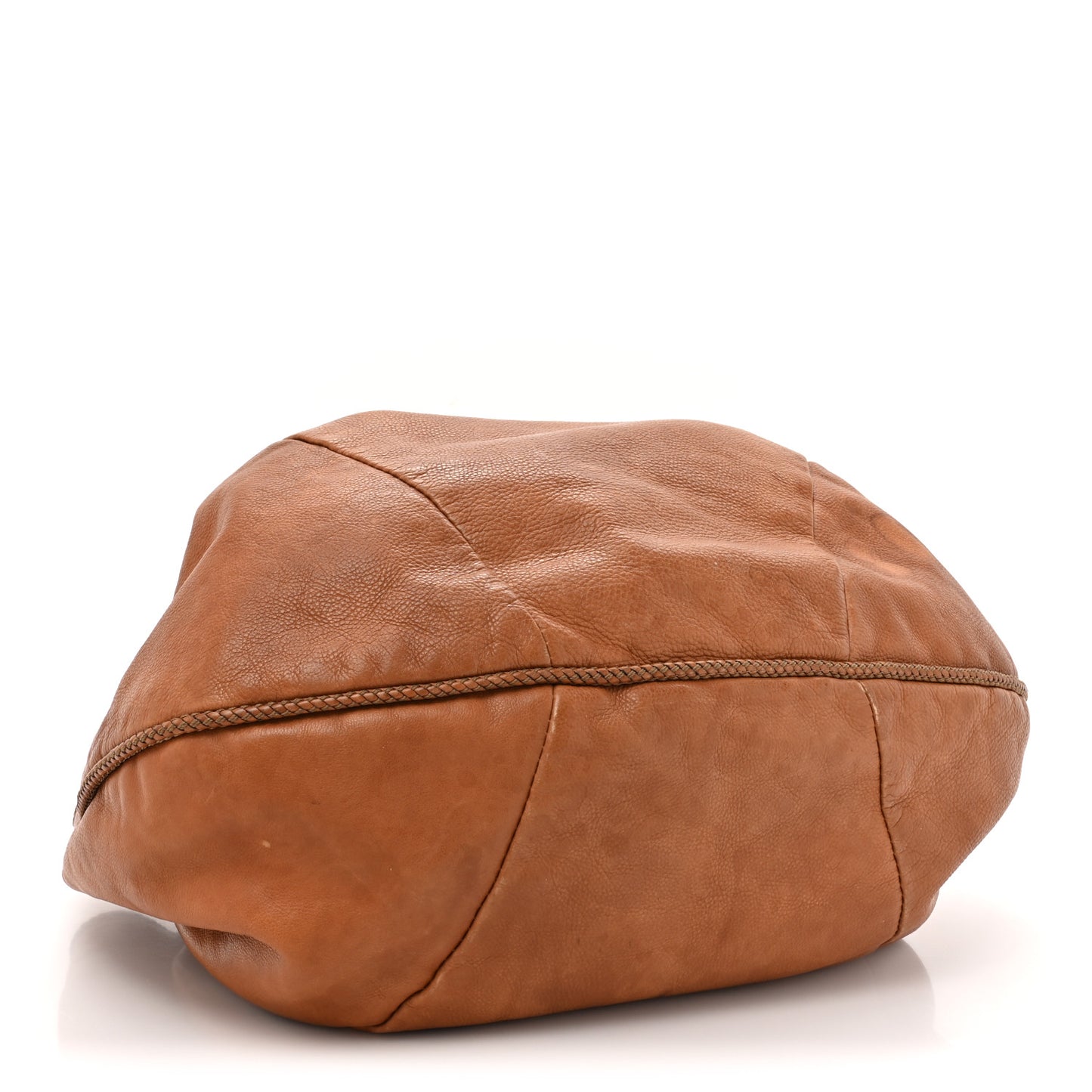 Pebbled Calfskin Medium Marrakech Shoulder Bag Camel
