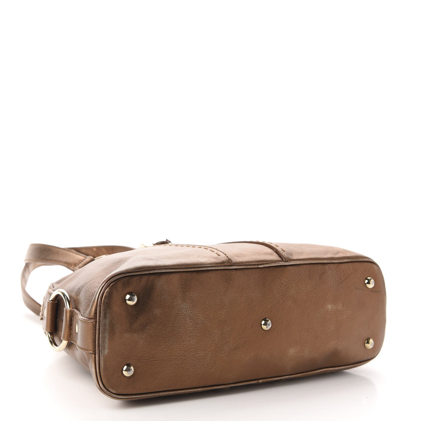Metallic Calfskin Medium Muse Copper