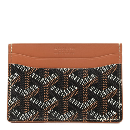 Goyard Goyardine Saint Sulpice Card Holder Black Gold 1 of 6