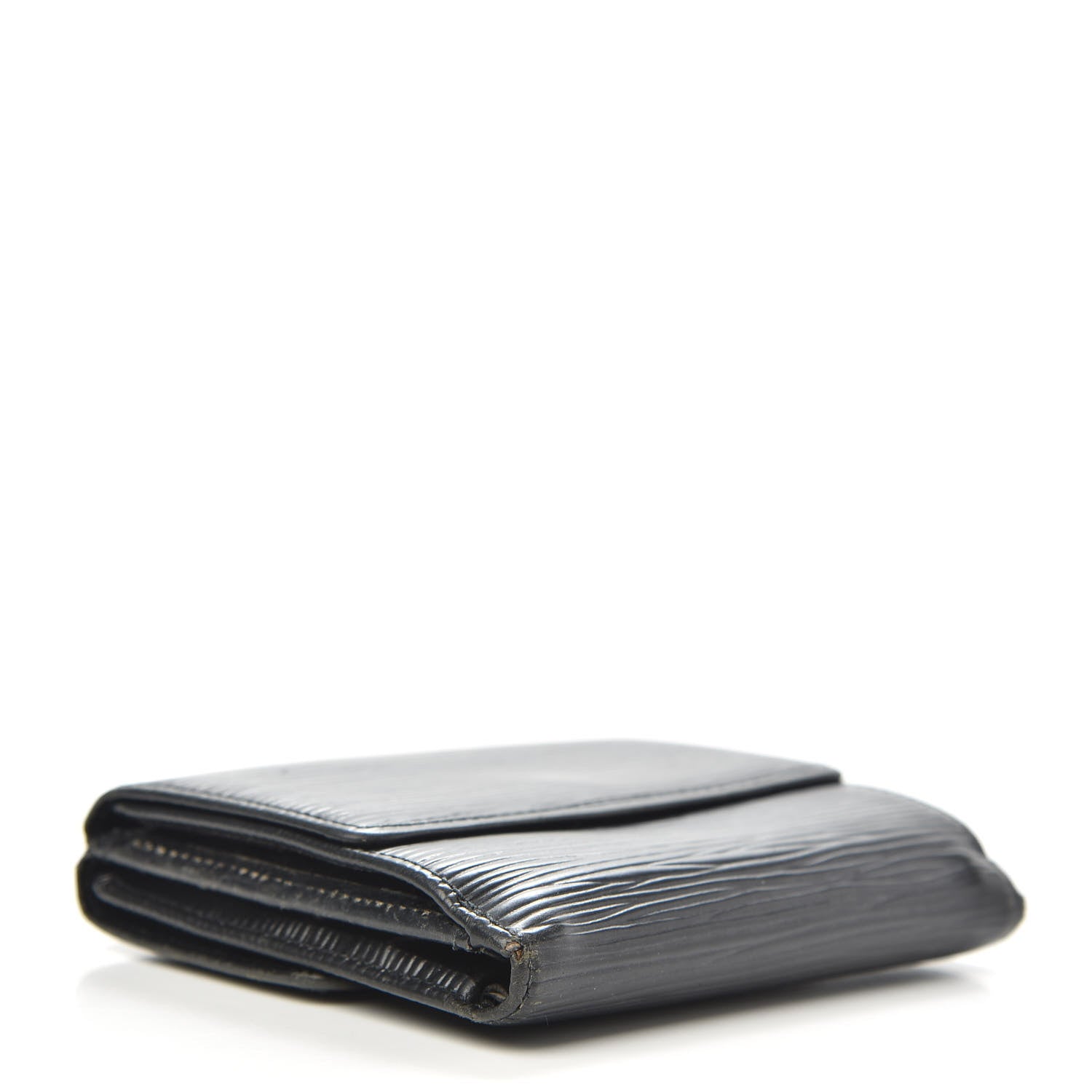 Louis Vuitton Epi Porte-Monnaie Tresor Wallet Black 4 of 10