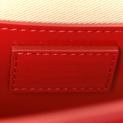 Jacquemus Glazed Calfskin Le Bambino Long Red 6 of 10