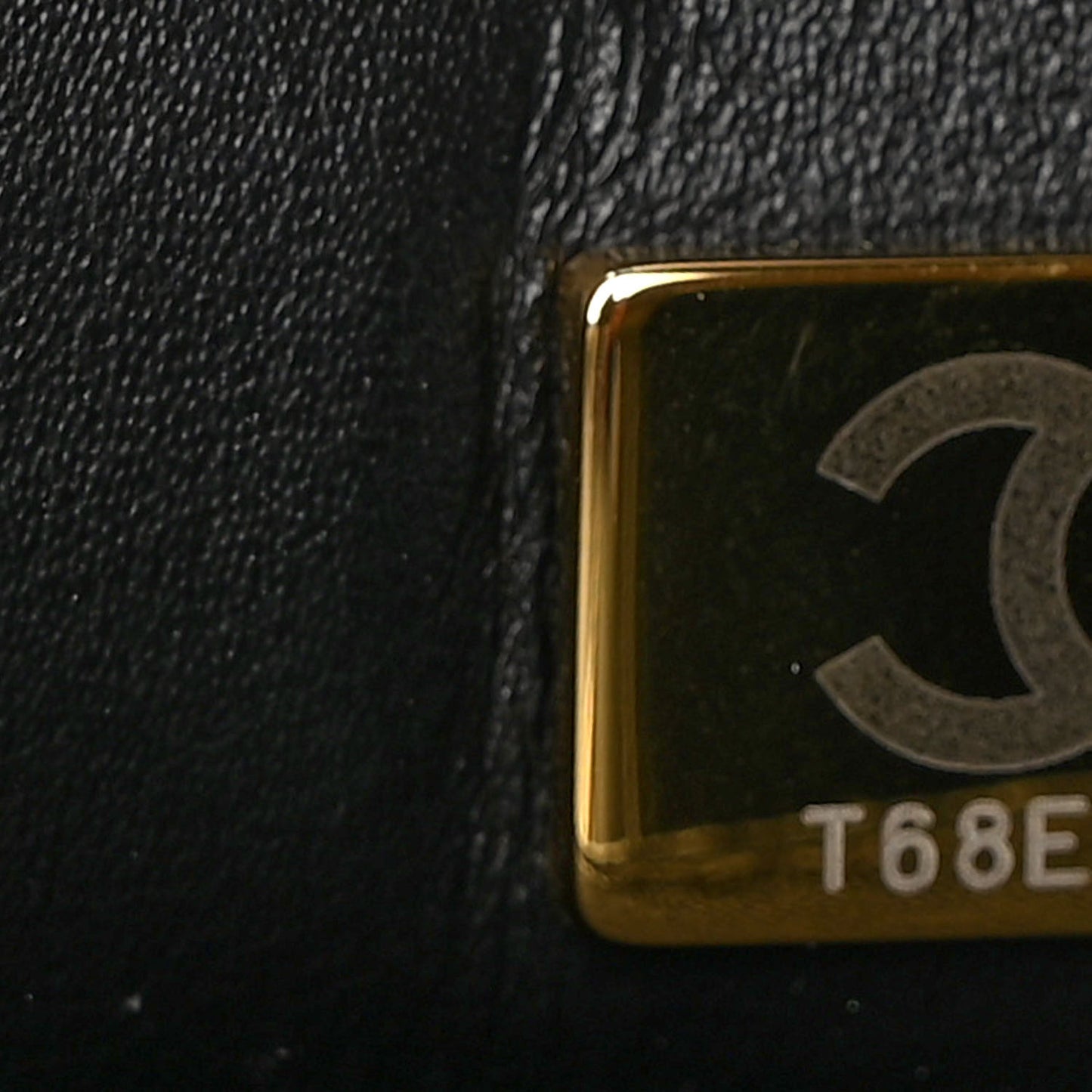 Caviar Quilted Large Shopping Tote Black