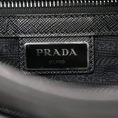 Prada Tessuto Nylon Messenger Bag Black 6 of 10