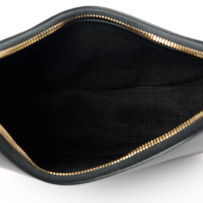 Celine Smooth Calfskin Medium Strap Ava Shoulder Bag Black 5 of 11