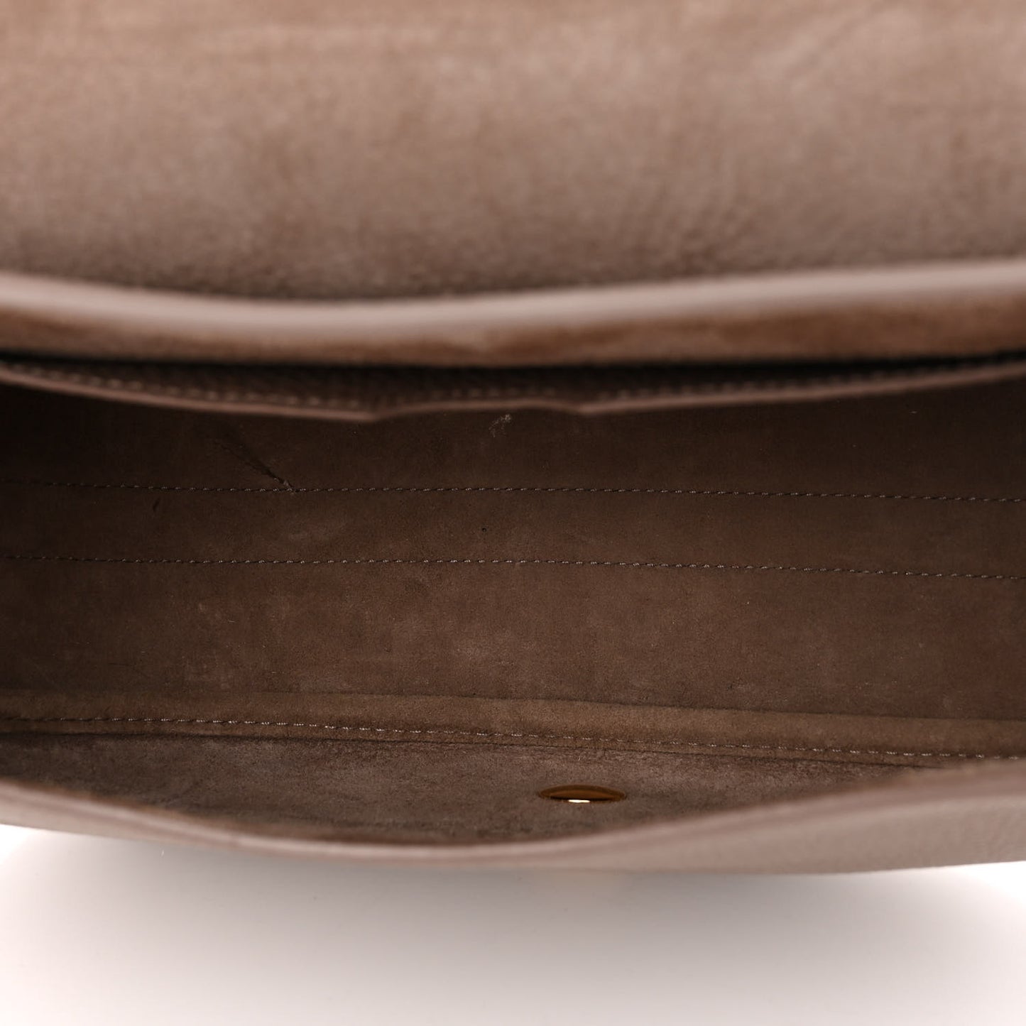 Grained Calfskin Large Bobby Flap Warm Taupe