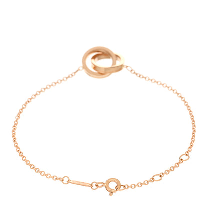 Tiffany 18K Rose Gold 1837 Interlocking Circles Bracelet 2 of 3