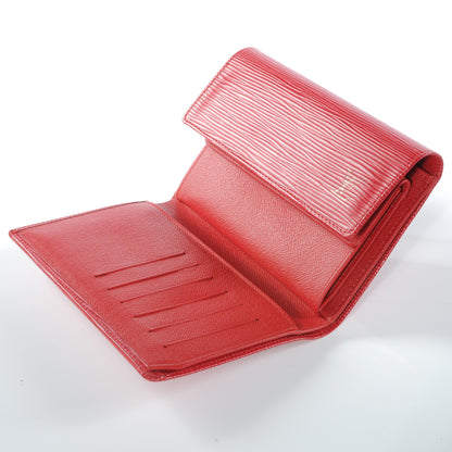 Louis Vuitton Epi Porte Tresor Etui Papiers Wallet Castillan Red 5 of 8