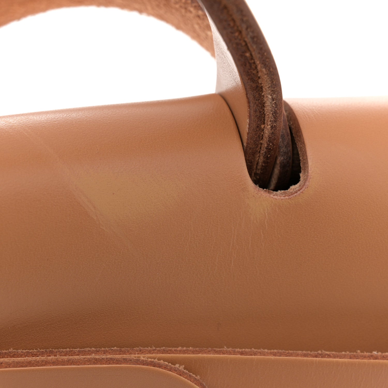 Hermes Military Toile Vache Hunter Herbag Zip Retourne 31 PM Beton Naturel 12 of 17