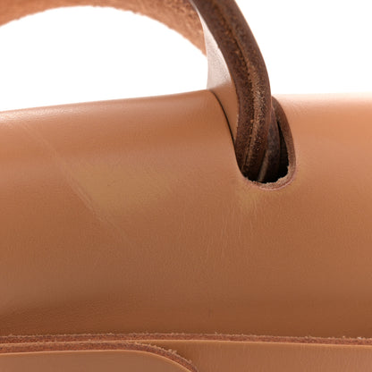 Hermes Military Toile Vache Hunter Herbag Zip Retourne 31 PM Beton Naturel 12 of 17