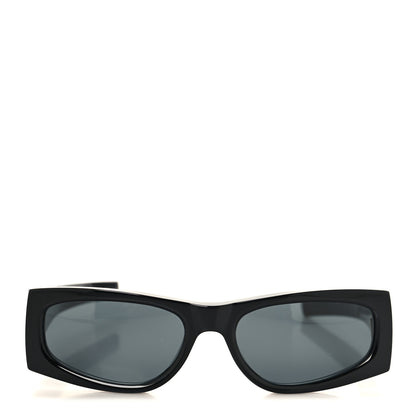 Saint Laurent Acetate Rectangle SL M140/F Sunglasses Black 2 of 8