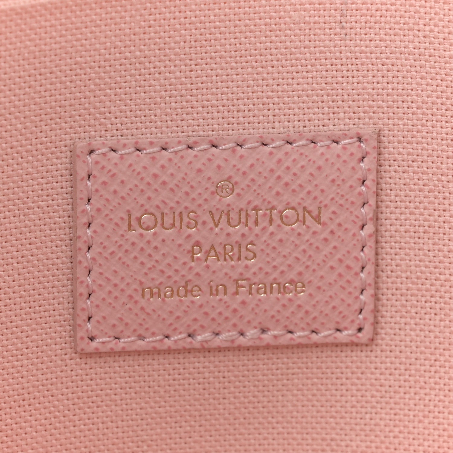 Louis Vuitton Damier Azur Pochette Felicie Chain Wallet Rose Ballerine 7 of 12