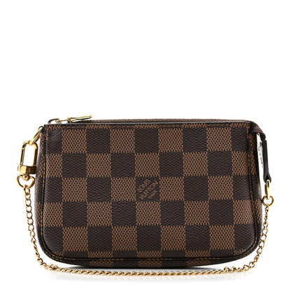 Louis Vuitton Damier Ebene Mini Pochette Accessories 1 of 7
