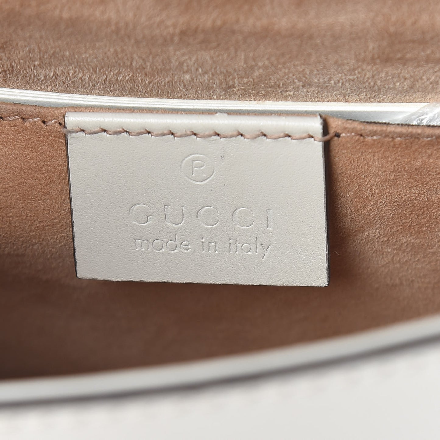 Calfskin Mini Sylvie Chain Shoulder Bag White