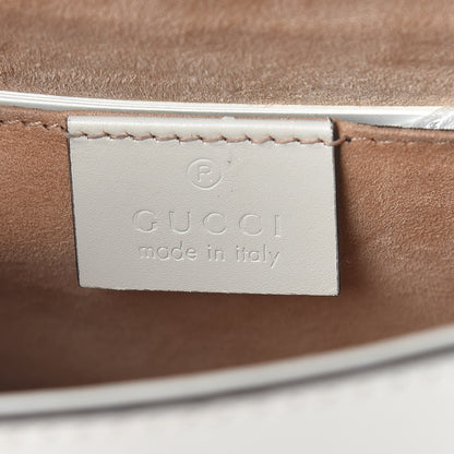 Gucci Calfskin Mini Sylvie Chain Shoulder Bag White 6 of 12