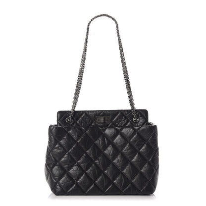 Chanel Aged Calfskin Reissue 2.55 Tote Black 1 of 9