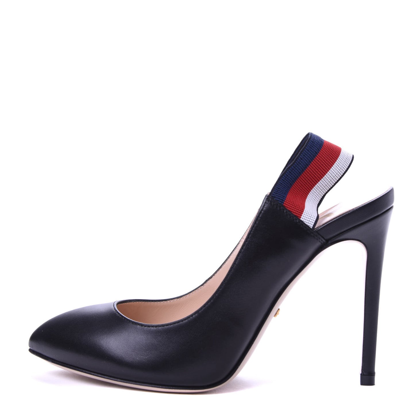 Malaga Kid Web Sylvie High Heel Slingback Pumps 36 Black