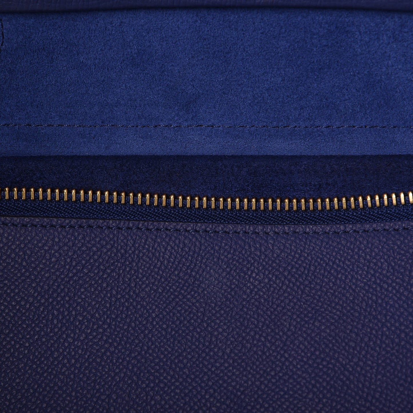 Grained Calfskin Mini Belt Bag Indigo