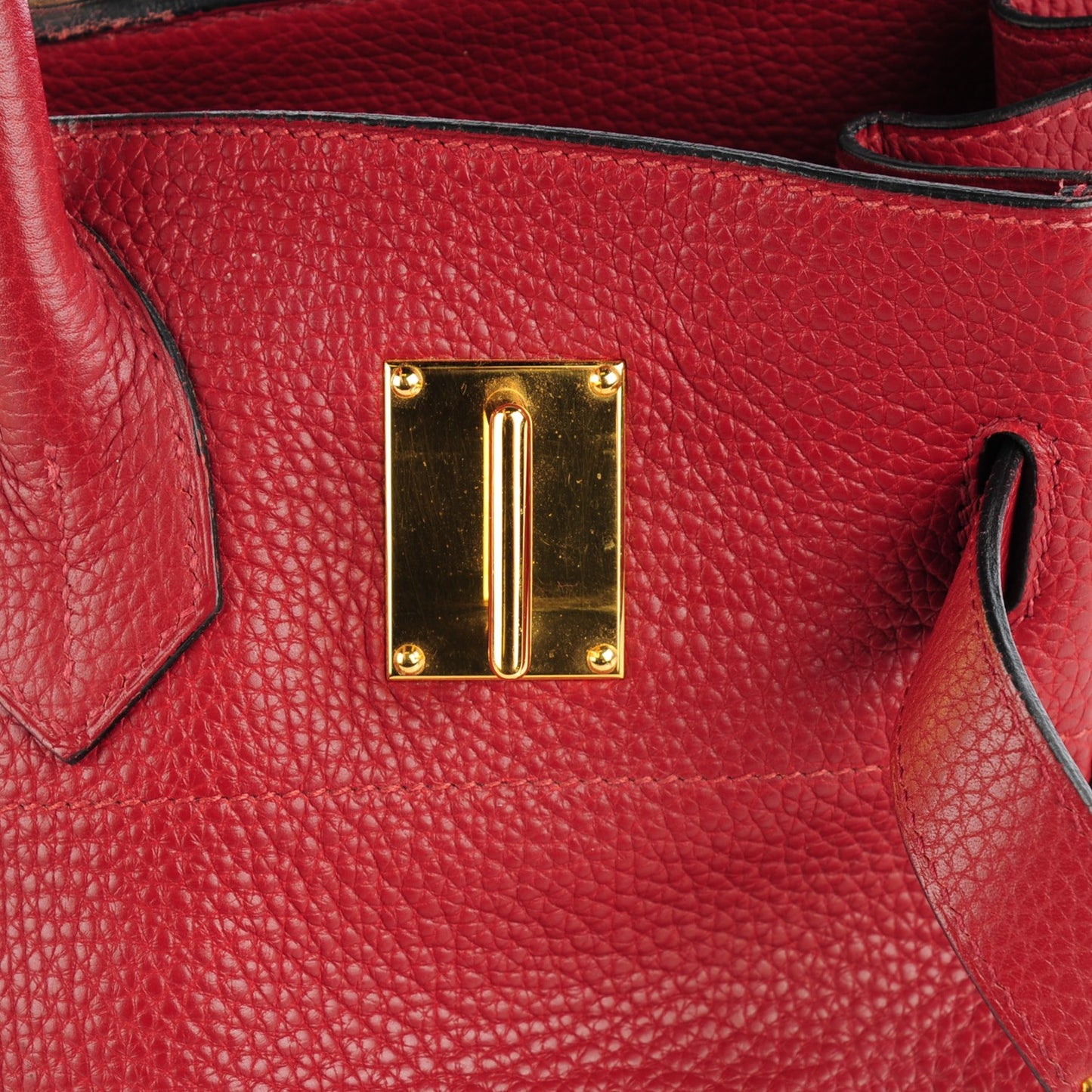 Taurillon Clemence JPG Birkin 42 Rouge H