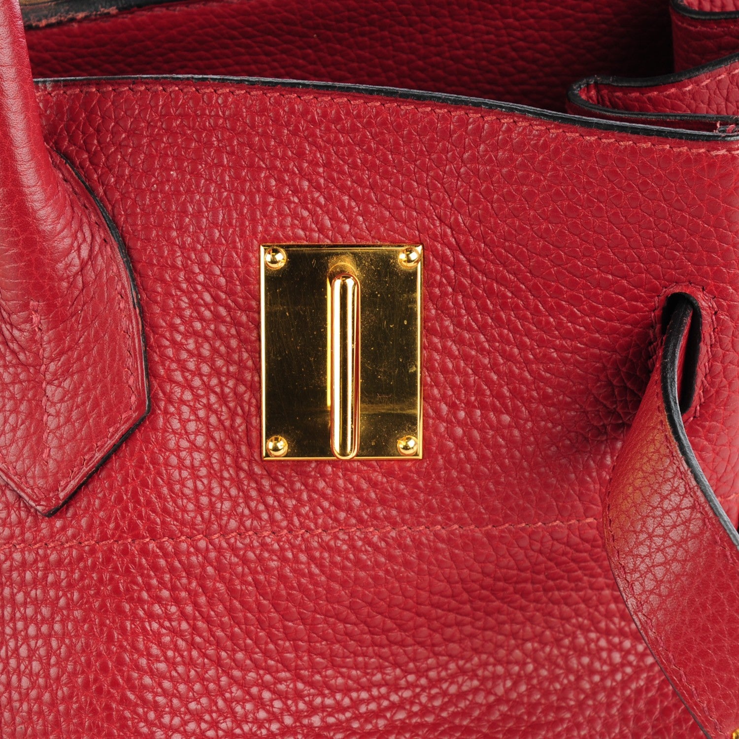 Hermes Taurillon Clemence JPG Birkin 42 Rouge H 12 of 19