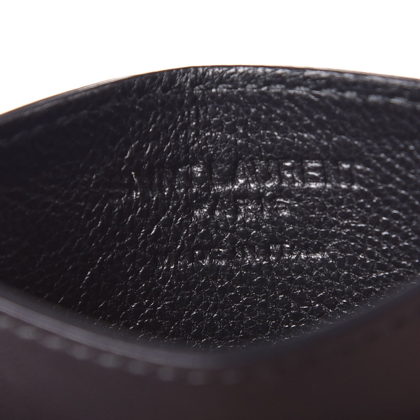 Calfskin Classic Y Card Case Black