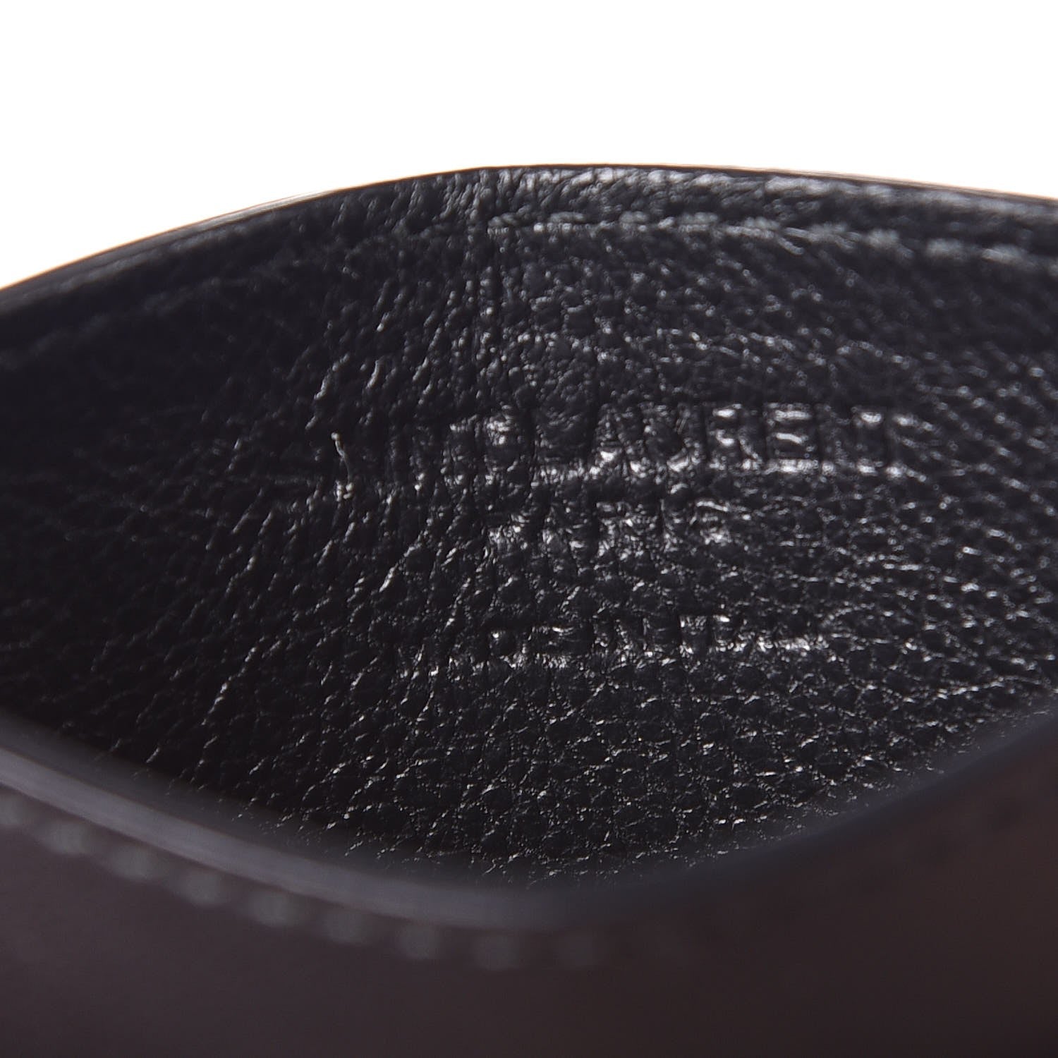 Saint Laurent Calfskin Classic Y Card Case Black 6 of 8