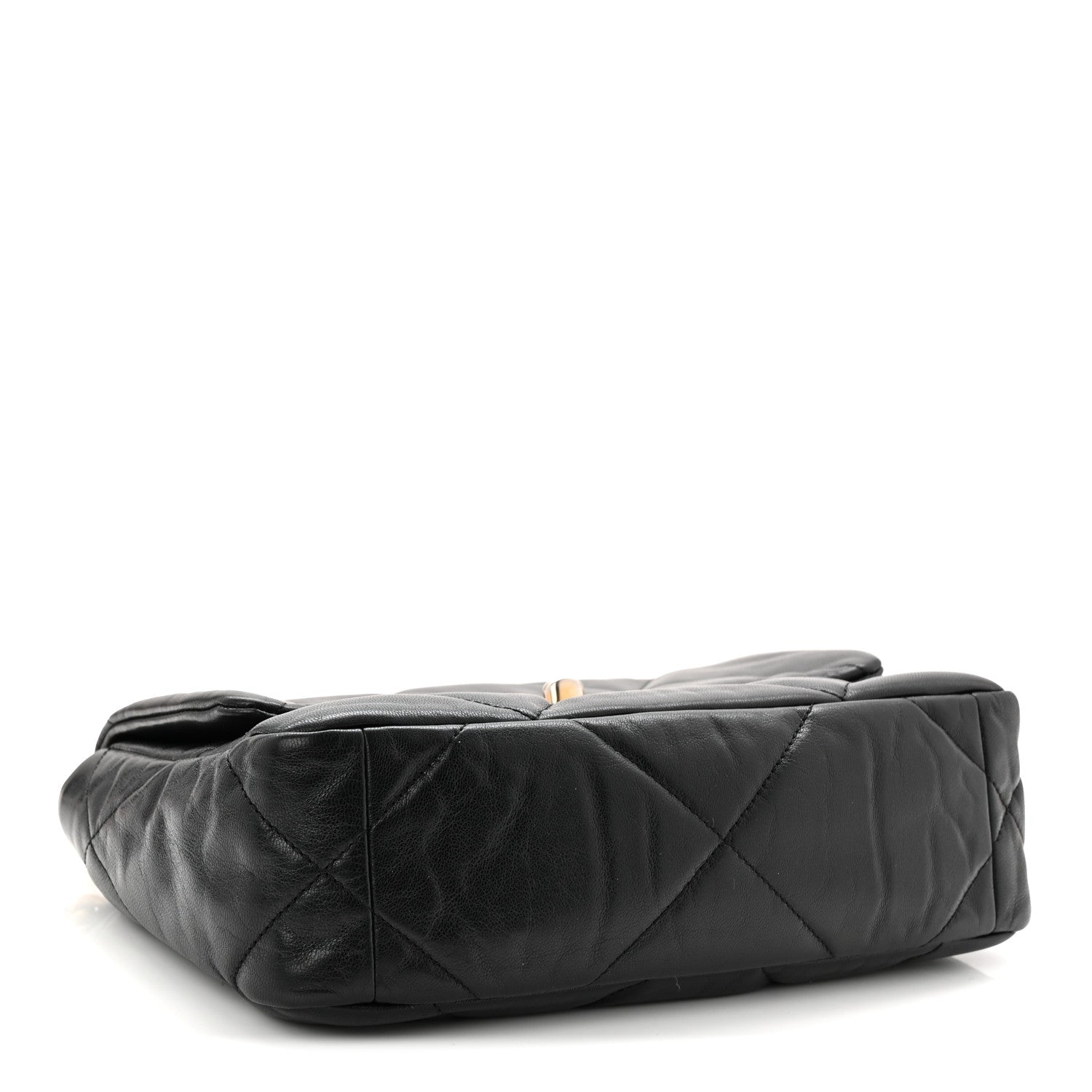 Chanel Goatskin Quilted Medium Chanel 19 Flap Black 4 of 11