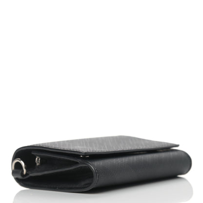 Burberry London Check Small Wallet With Strap Dark Charcoal 3 of 9