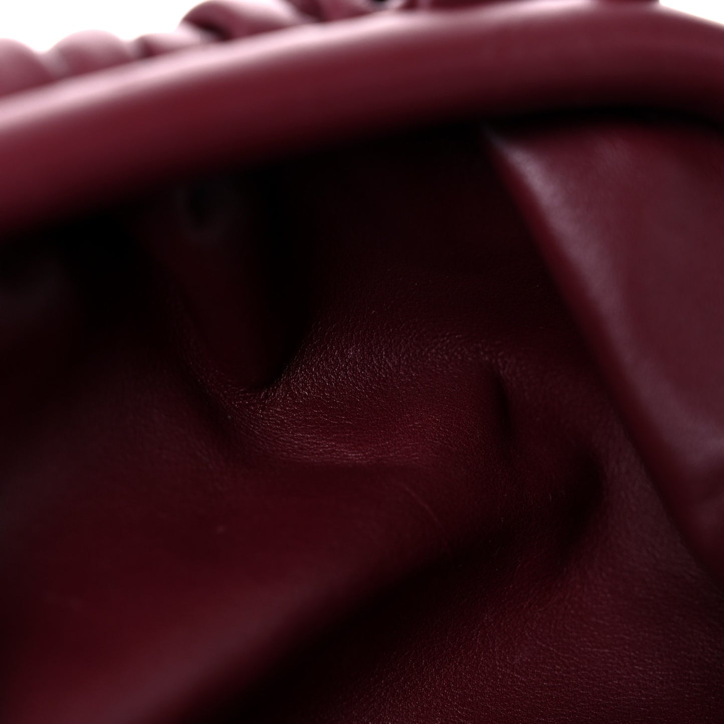 Butter Calfskin The Mini Pouch Bordeaux
