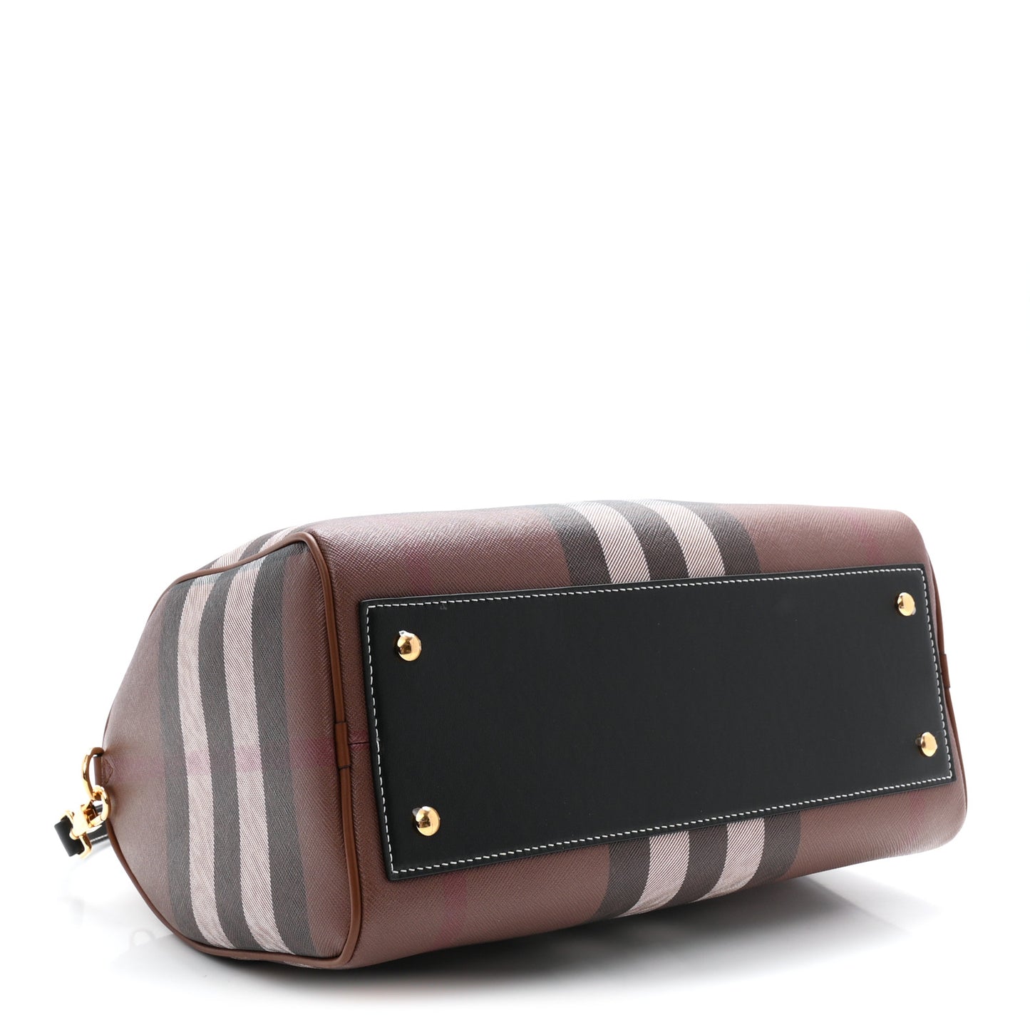E-canvas Check Bowling Bag Dark Birch Brown