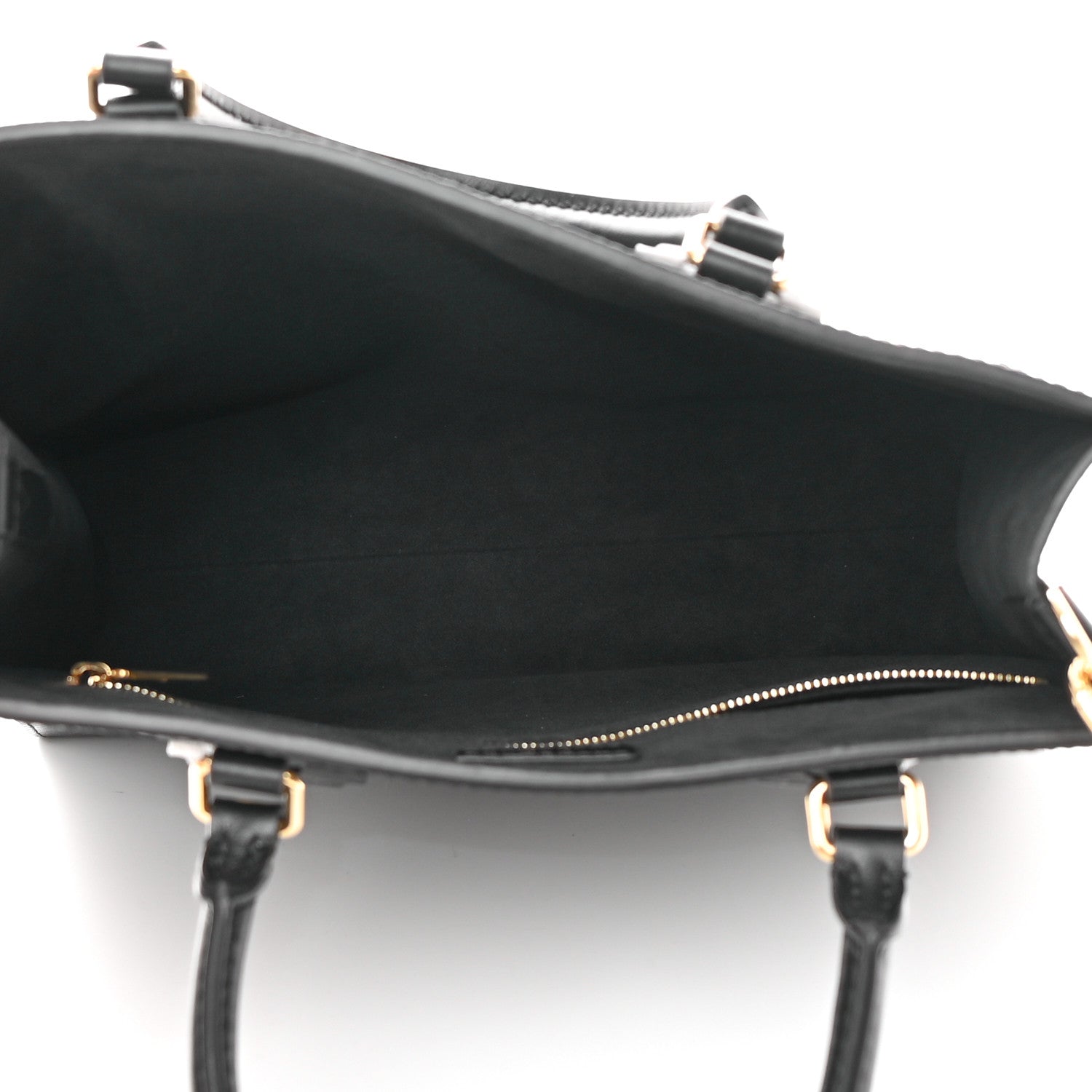 Louis Vuitton Epi Sac Plat PM Black 5 of 12