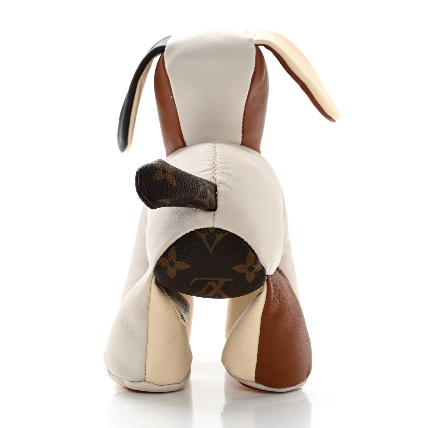Louis Vuitton Calfskin Monogram Doudou Oscar Dog Beige 5 of 10