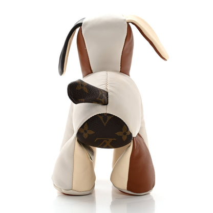 Louis Vuitton Calfskin Monogram Doudou Oscar Dog Beige 5 of 10