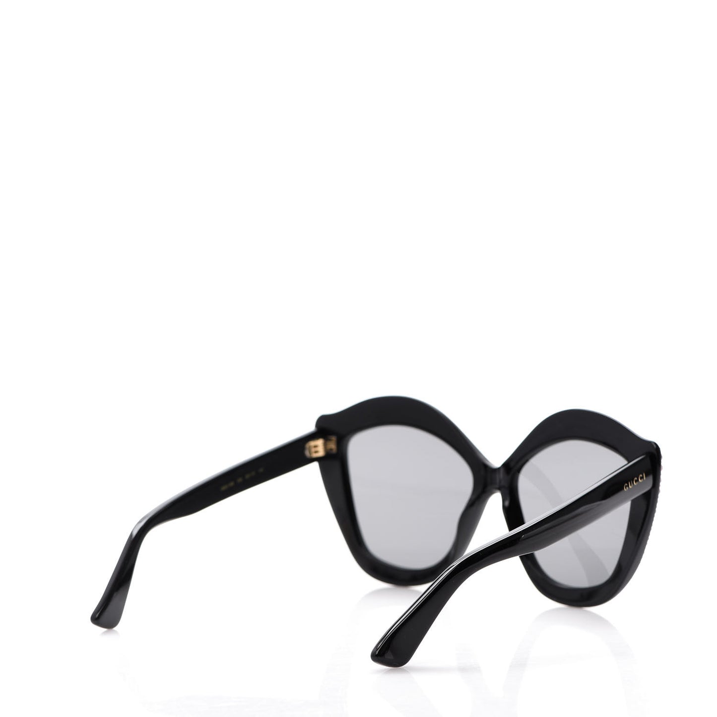 Crystal Cat Eye GG0118S Sunglasses Black